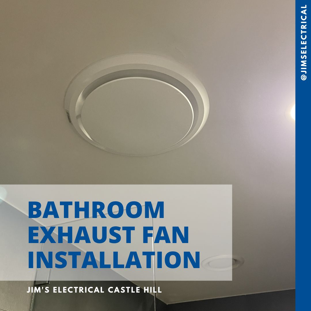 Bathroom Exhaust Fan Installation